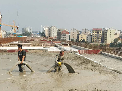 岳阳市北港河大桥台背现浇泡沫混凝土回填